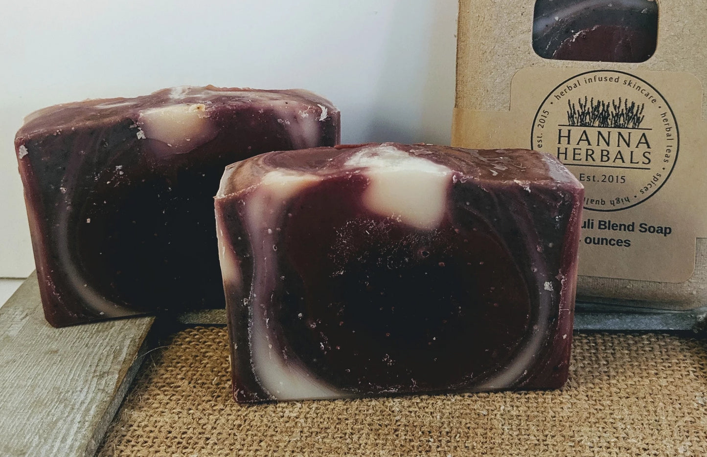 Patchouli, Black Pepper and Lavender Essential Oil Soap - Hanna Herbals