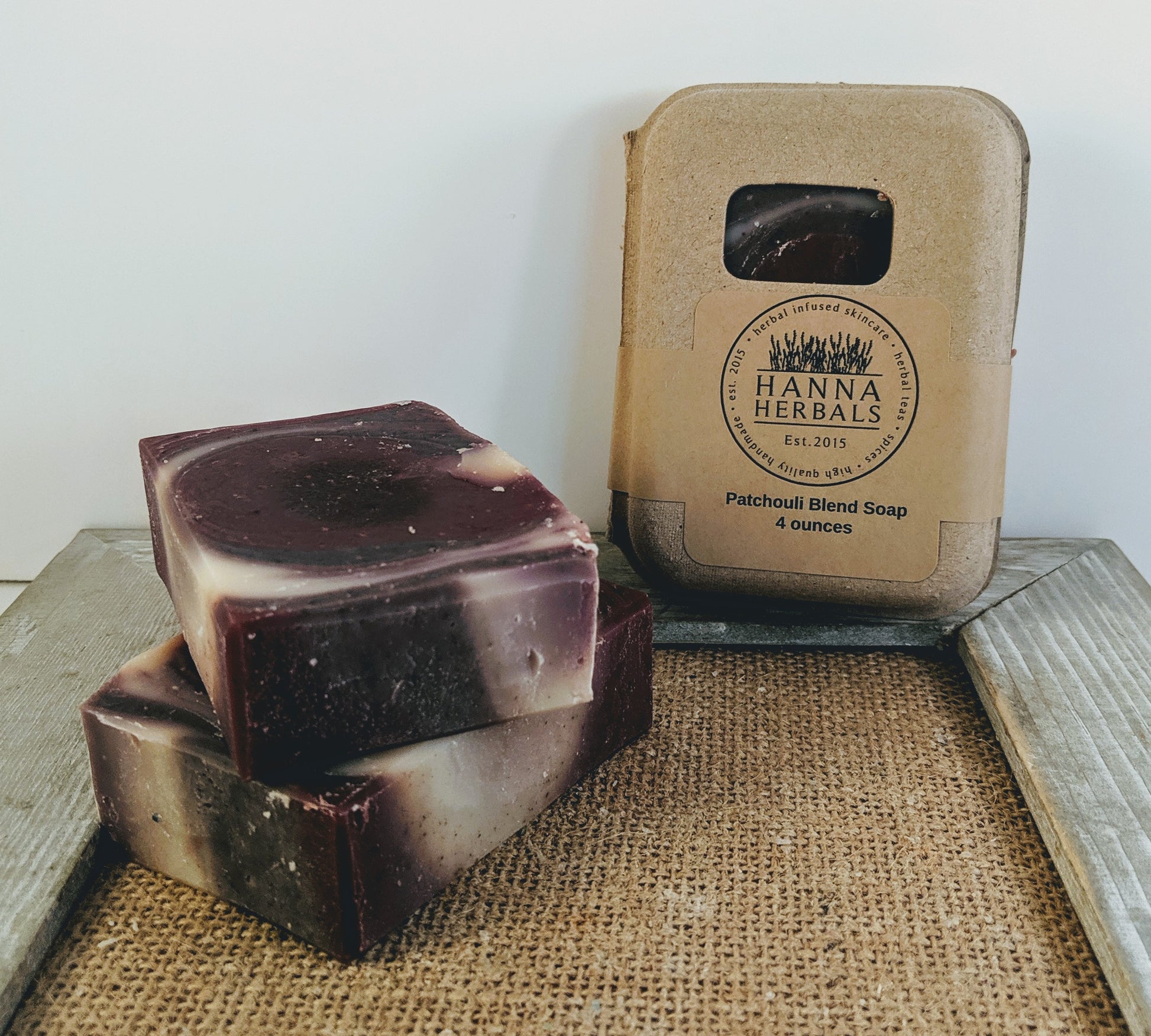 Patchouli, Black Pepper and Lavender Essential Oil Soap - Hanna Herbals