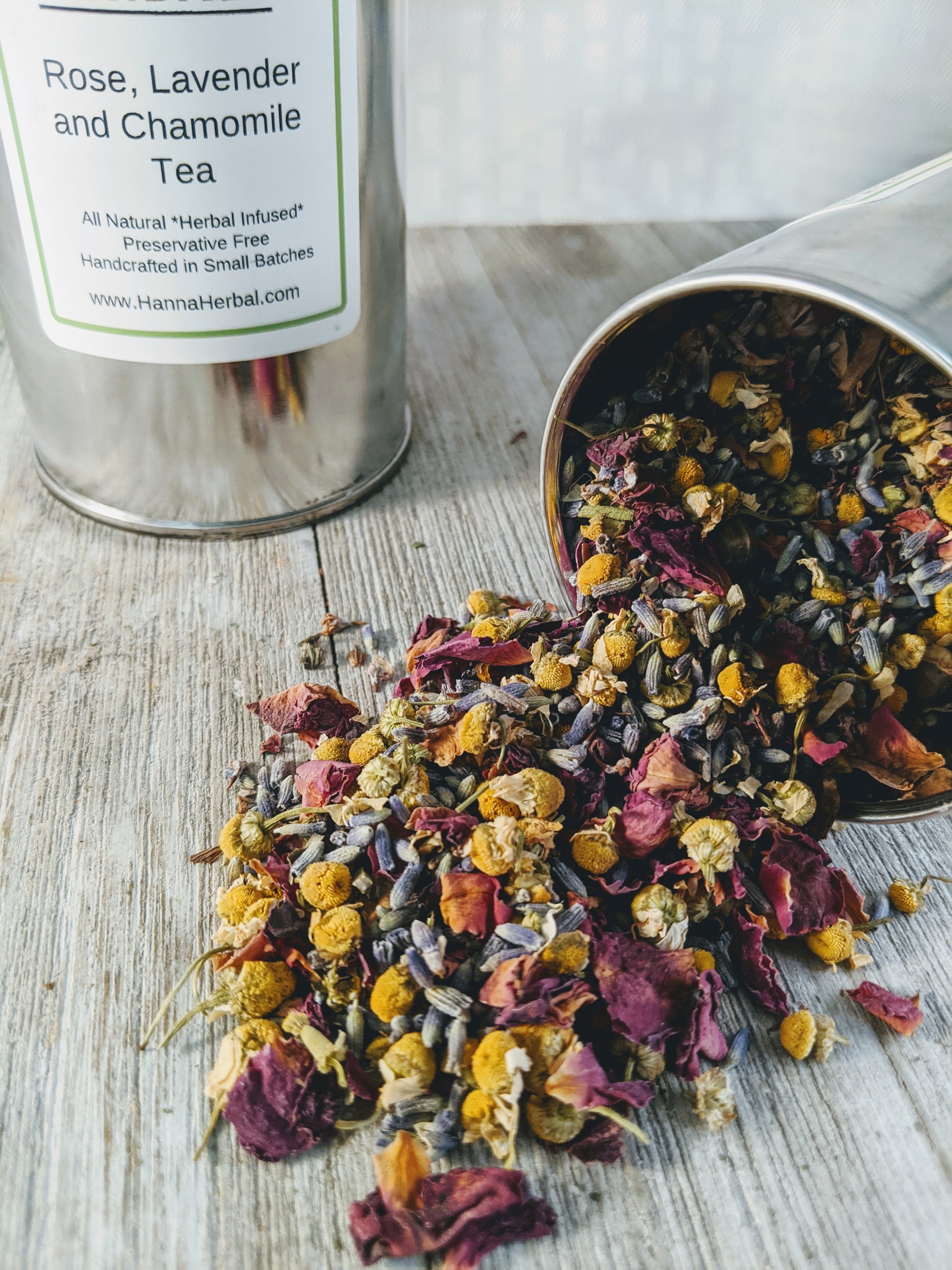 Rose Lavender and Chamomile Tea - Hanna Herbals