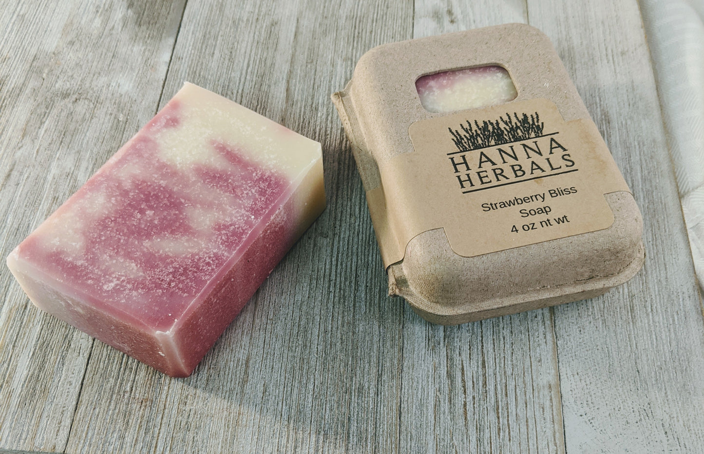 Strawberry Bliss Soap - Hanna Herbals