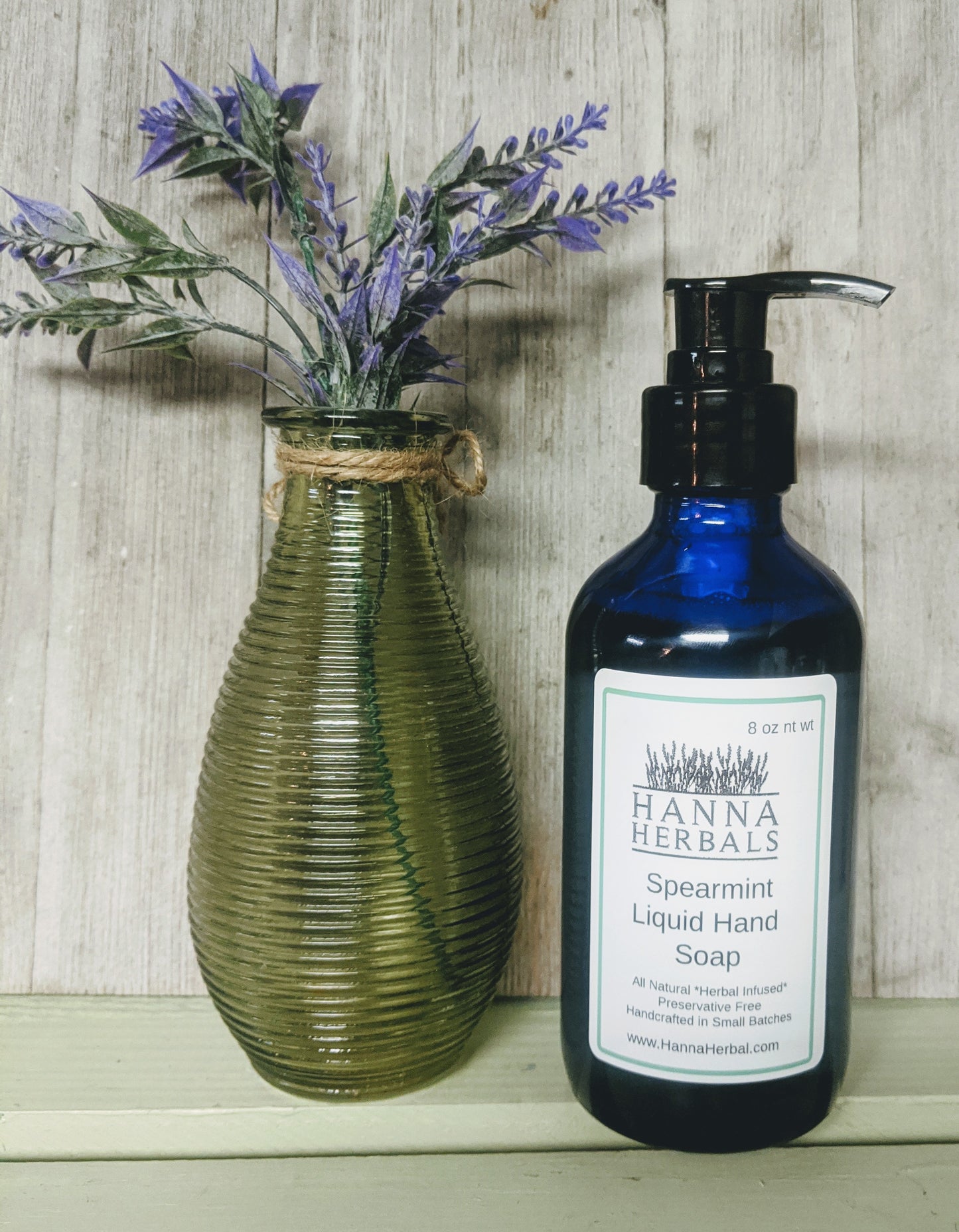 Spearmint Liquid Hand Soap - Hanna Herbals