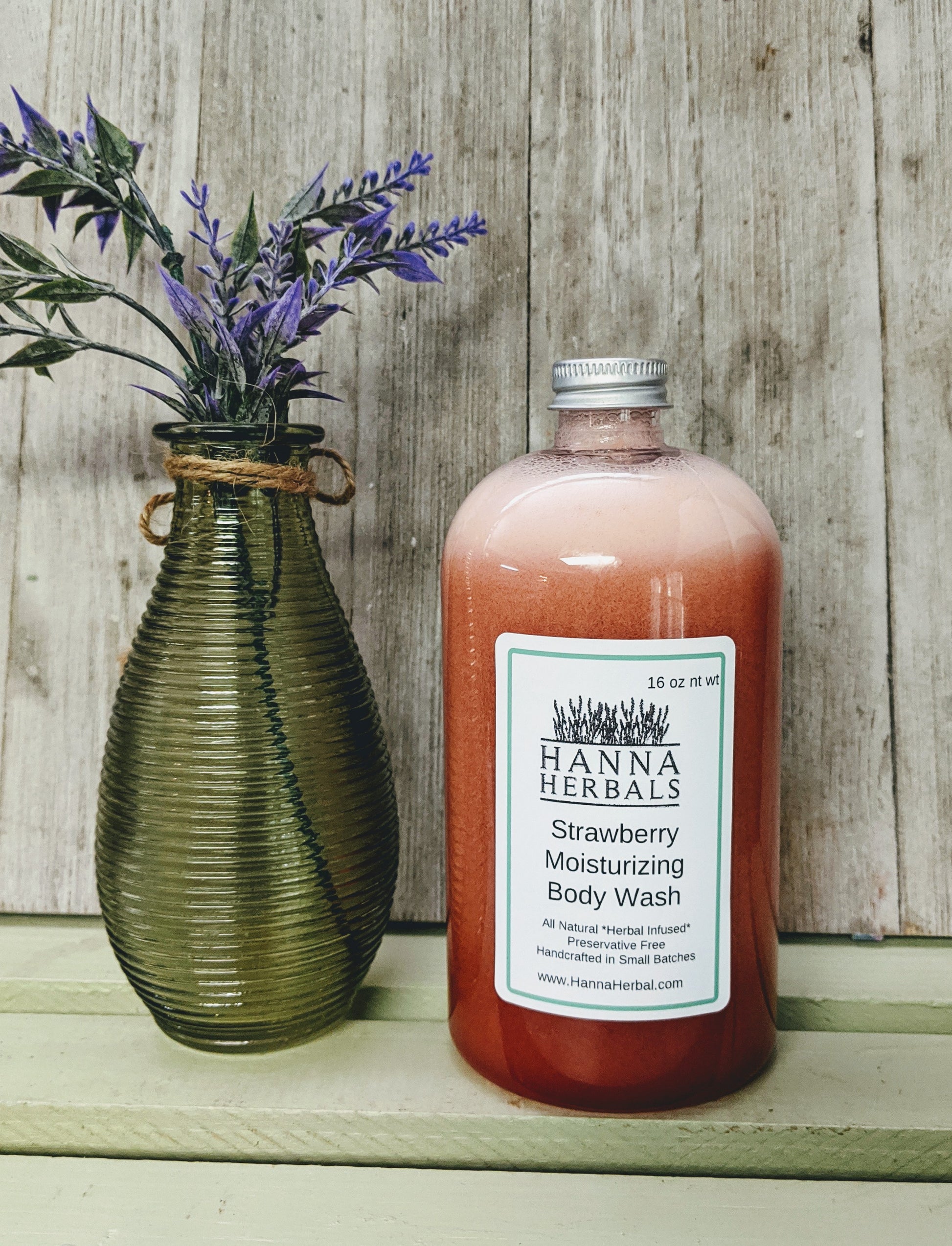 Strawberry Moisturizing Body Cleanser - Hanna Herbals