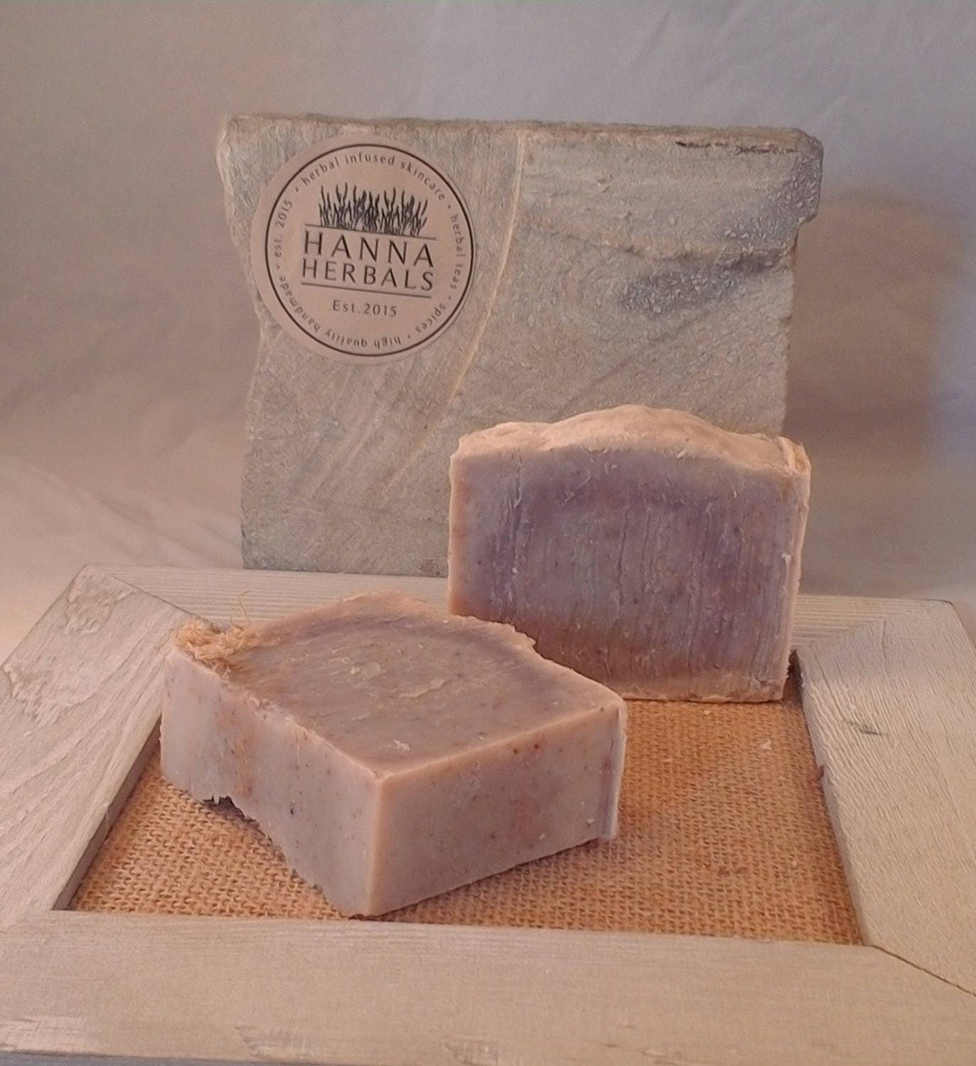 Lilac loofah soap - 4 oz bar, exfoliating soap, shea butter soap, loofah soap, scrubby soap, pedicure soap, loofah scrub soap, lilac