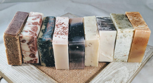 Soap Box - 5 bars - natural soaps, body soap, bar soap, handmade soap, gifts for her, gifts for mom, lavender, natural, all natural soap