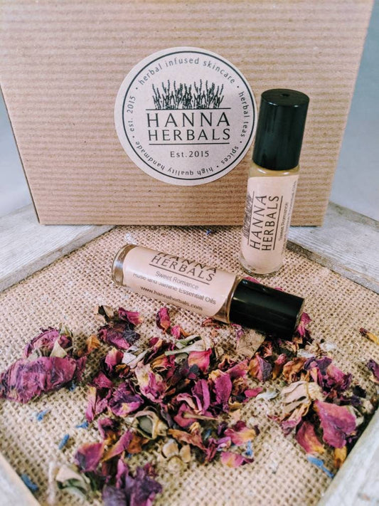 Roll on Floral Essential Oil Blends, organic perfume, essential oils, travel size, gift, fragrance, flower perfume, roll on perfume