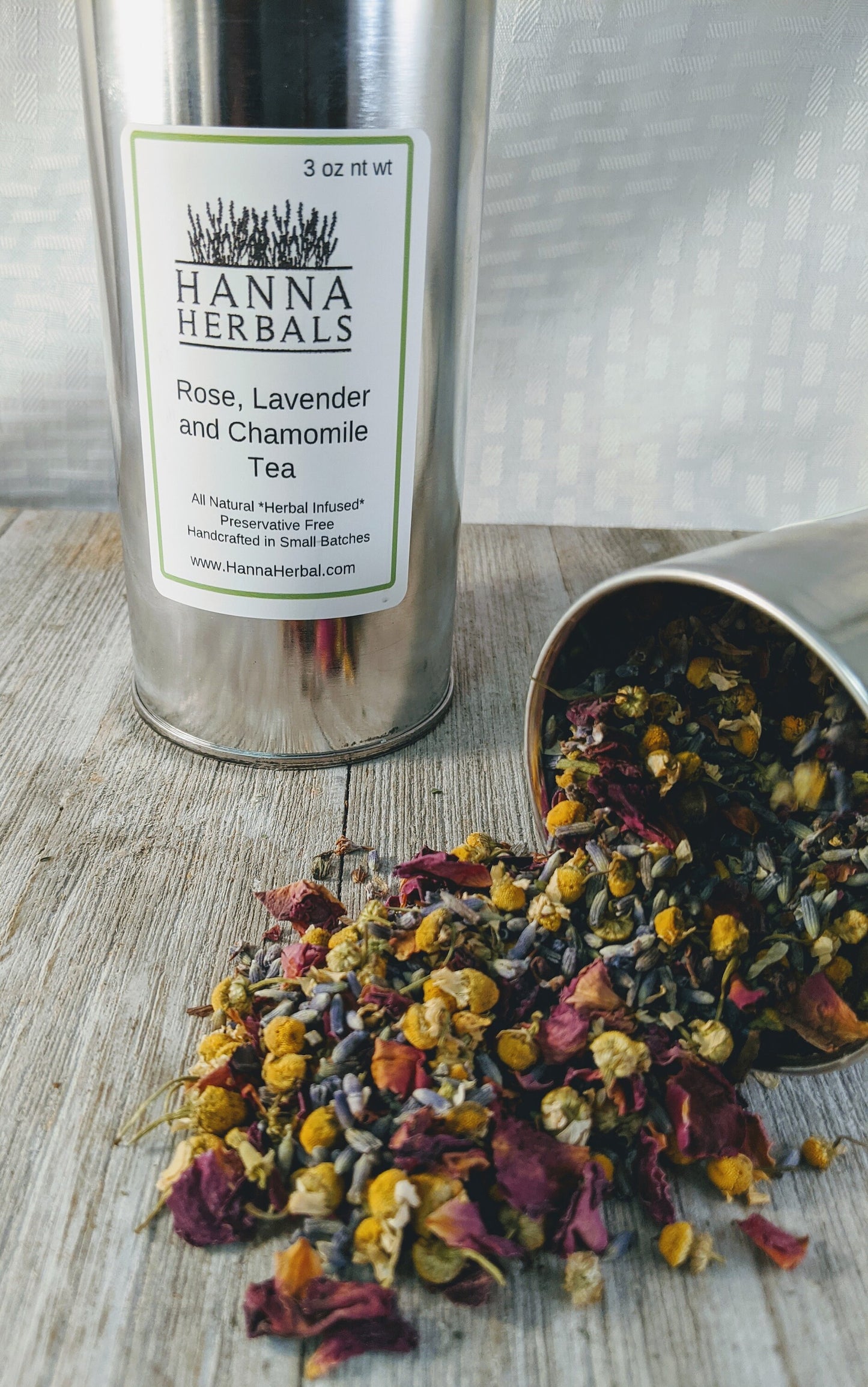 Rose, Lavender and Chamomile Herbal Tea - Organic Herbal Tea - dried lavender - dried rose - dried chamomile - relaxation tea - calming tea